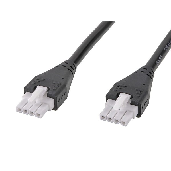 Molex 4 Ckt Overmolded Minifit Jr Cable 1M 2153300410 - main